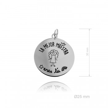 Pendentifs Argent lisse
