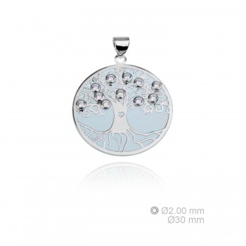 Silver pendants with Cubic...