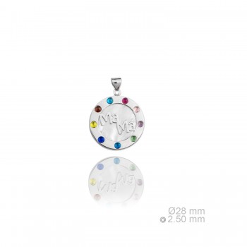 Silver pendants with Cubic...