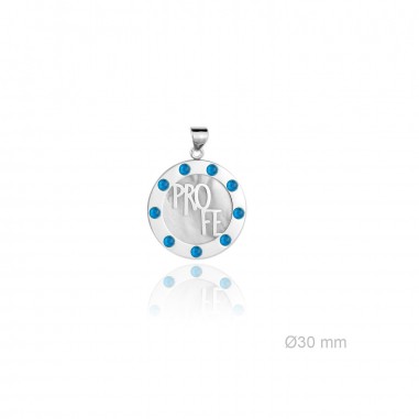 Colgante Profe Circ Azul