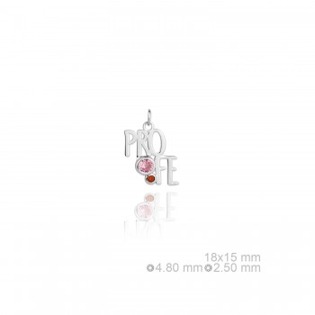 Silver pendants with Cubic...