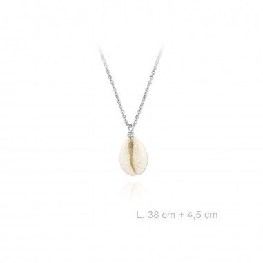 Silver Necklaces with Mother of Pearl 