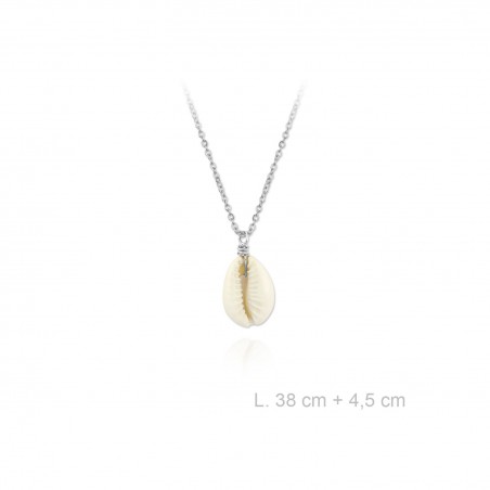 Silver Necklaces with Mother of Pearl 
