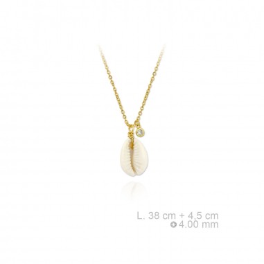 Silver Necklaces with Mother of Pearl 