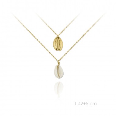 Gargantilha em Prata Esterlina e Nácar (Madrepérola)