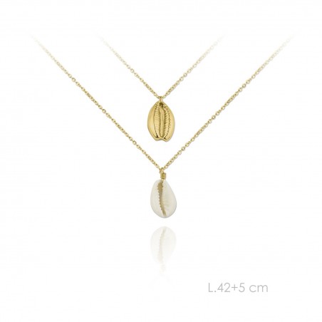 Gargantilha em Prata Esterlina e Nácar (Madrepérola)