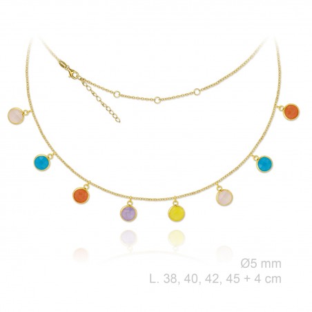  Gargantilla Piedras Color