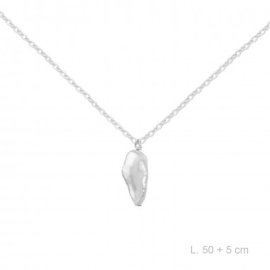 Gargantilla Perla Natural Irregular