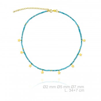 Garg. Turquesa Estrellas...