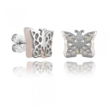 Pendientes Nácar Mariposa