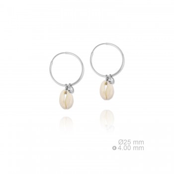 Aros 25mm Concha Natural...