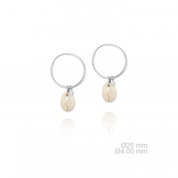 Aros 25mm Concha Natural...