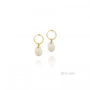 Silver Earrings with Mother...