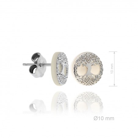Pendientes Árbol Vida Nácar