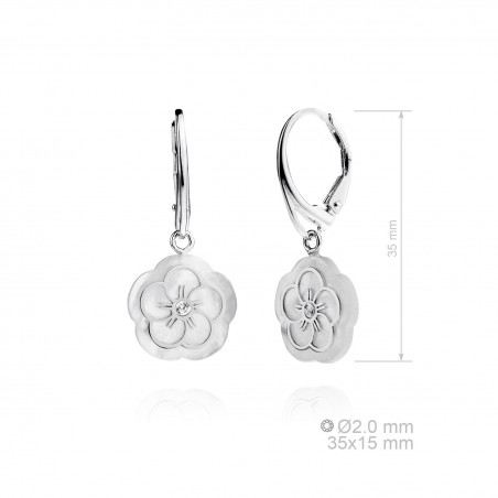 Boucles d'oreilles Nacre
