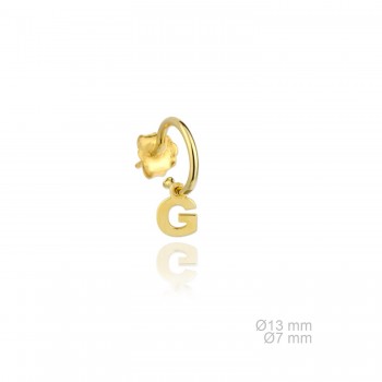 Pendiente Inicial lisa "G"...