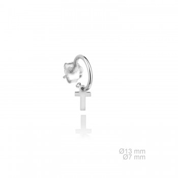 Pendientes Inicial Lisa "T"