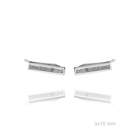 Pendientes Trepadores Rectángulo