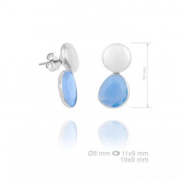 Boucles d'oreilles en Argent