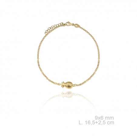 Pulsera Piña Dorada