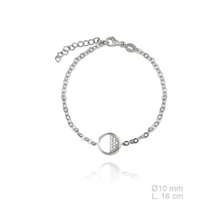 Pulsera Karma mitad circonitas