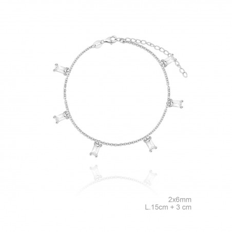 Pulseira de Prata Esterlina