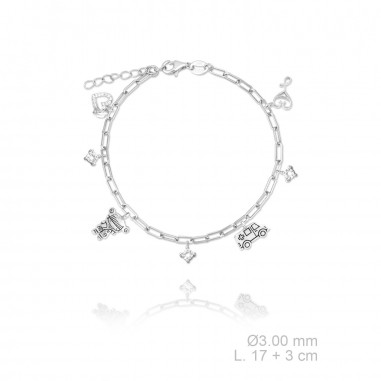 Pulseira de Prata Esterlina