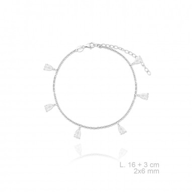 Pulseira de Prata Esterlina