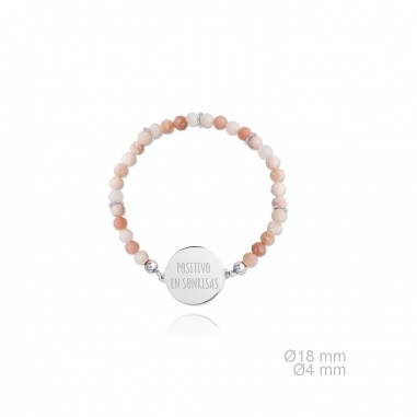 Pulsera "Positivo en sonrisas"