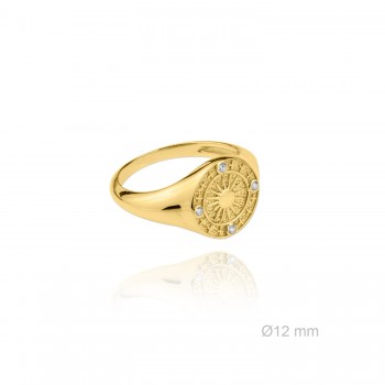 Sello C. Moneda Dorado