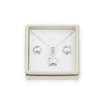 Ensemble en argent sterling et zircone