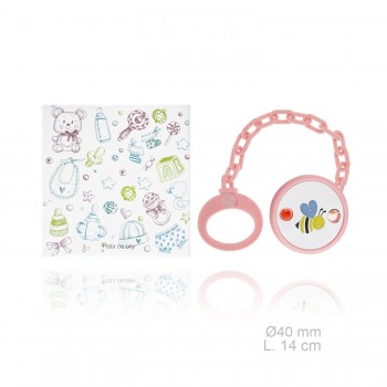 Silver Pacifier with resin...