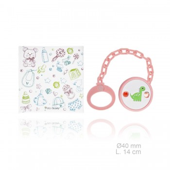 Silver Pacifier with resin...