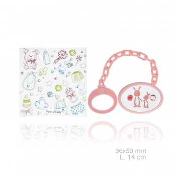 Silver Pacifier with resin...