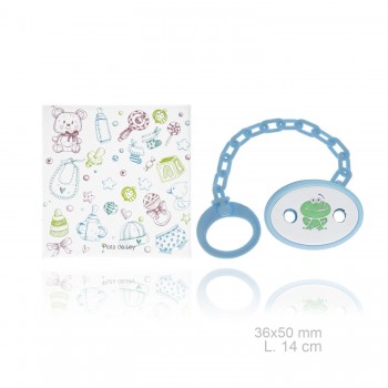 Silver Pacifier with resin...