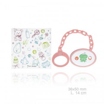 Silver Pacifier with resin...