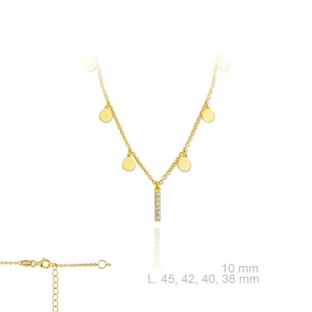 Gargantilha em Prata Esterlina | I