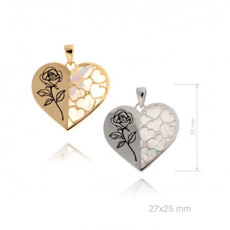 Colgante Nácar Corazón