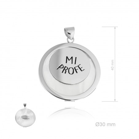 Colgante de Plata de Ley y nácar